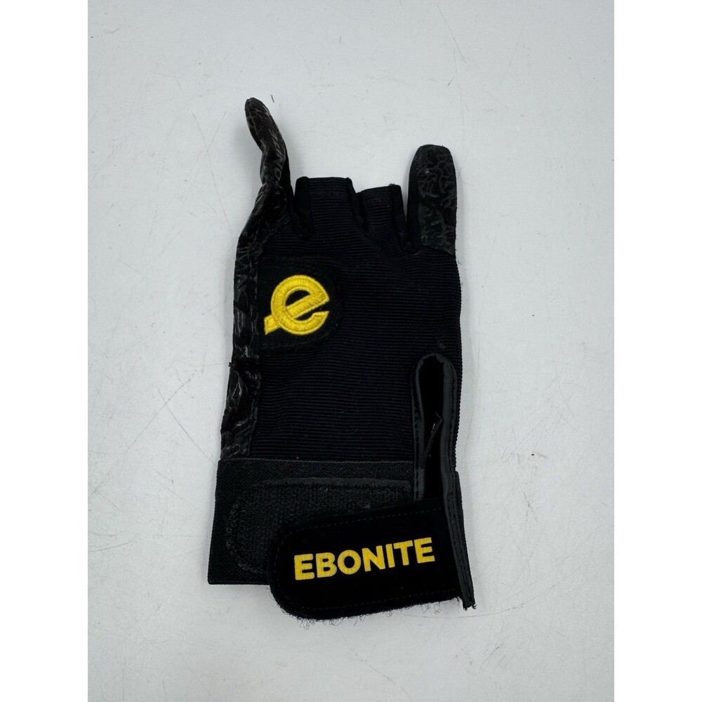 Ebonite Black React Bowling Glove Right Hand Size Small